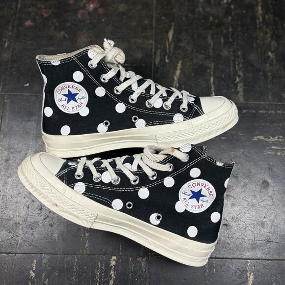 Comme des Garçons CDG x Converse Chuck Taylor 70s "Polka Dot" WMNS 7.5/Mens 5.5 - Picture 2 of 6